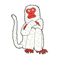 comic cartoon monkey N8