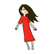 comic cartoon ghost like girl N3