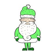 comic cartoon santa claus N50