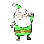 comic cartoon santa claus N51
