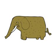 comic cartoon mammoth