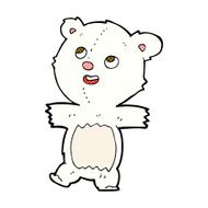 comic cartoon polar bear N7
