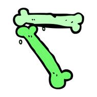 comic cartoon halloween bone number N13