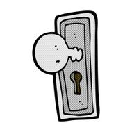 comic cartoon door knob N4