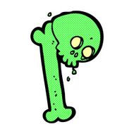 comic cartoon halloween bone number N15