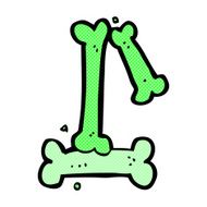 comic cartoon halloween bone number N17