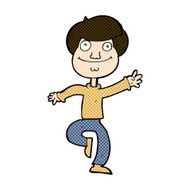 comic cartoon dancing man N5