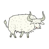 comic cartoon annoyed hairy ox N2