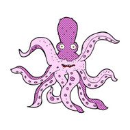 comic cartoon giant octopus N3