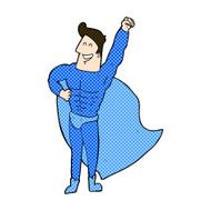 comic cartoon superhero N5