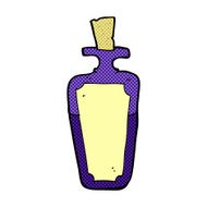 comic cartoon potion bottle N4