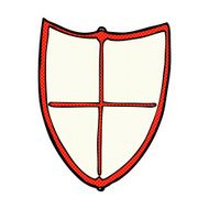 comic cartoon heraldic shield N5