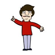 comic cartoon man asking question N14
