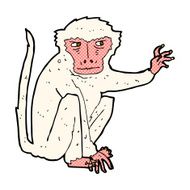 comic cartoon evil monkey N2