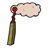 comic cartoon burnt match N3