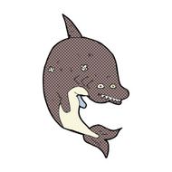 comic cartoon shark N12