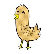 comic cartoon happy bird N10