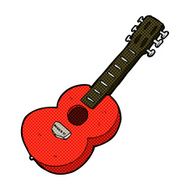 comic cartoon guitar N2