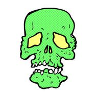 comic cartoon skull N8