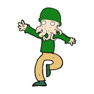 comic cartoon alien monster man N6