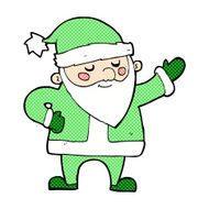 comic cartoon santa claus N52