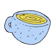 comic cartoon coffee cup N4