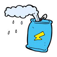 comic cartoon fizzing soda can N10