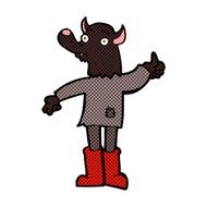 comic cartoon funny werewolf N6