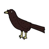 comic cartoon crow N5