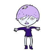 comic cartoon vampire girl N61