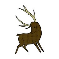 comic cartoon stag N2