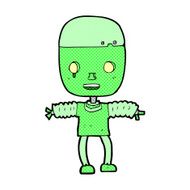 comic cartoon robot N44