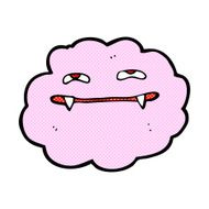 comic cartoon pink fluffy vampire cloud