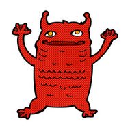 comic cartoon little monster N7