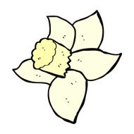 comic cartoon daffodil N2