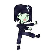comic cartoon zombie girl N4