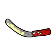 comic cartoon butter knife