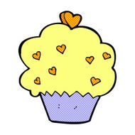 comic cartoon cupcake N14