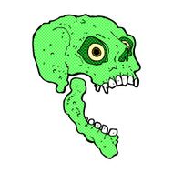 comic cartoon scary skull N8