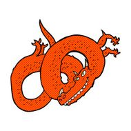 comic cartoon dragon N2