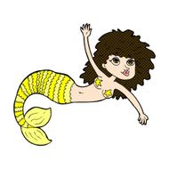 comic cartoon pretty mermaid N12