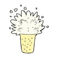 comic cartoon frothy beer N6