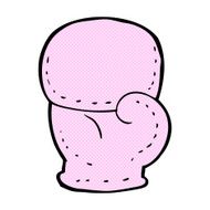 comic cartoon pink boxing glove N2