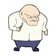 comic cartoon evil man N3