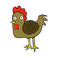 comic cartoon chicken N6