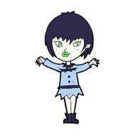 comic cartoon vampire girl N65