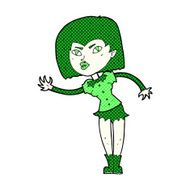 comic cartoon vampire girl N66