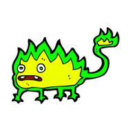 comic cartoon little fire demon N5