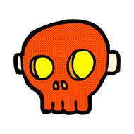 comic cartoon spooky skull mask N6