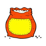 comic cartoon bag of flour N7